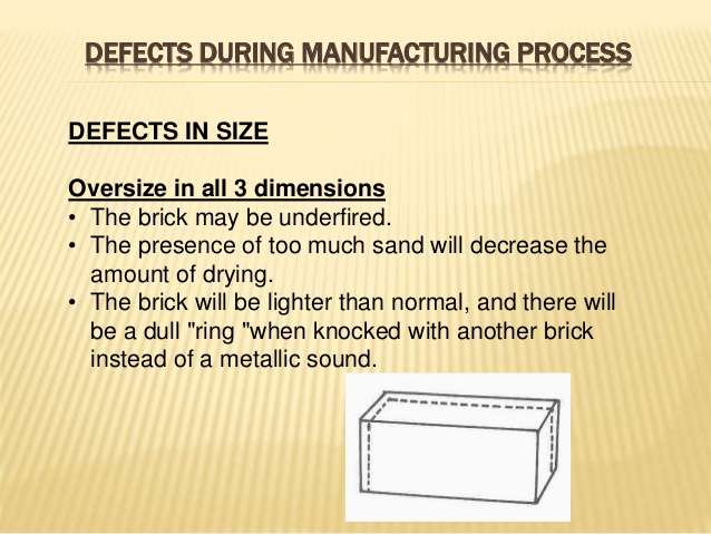 types of defects in brick masonry